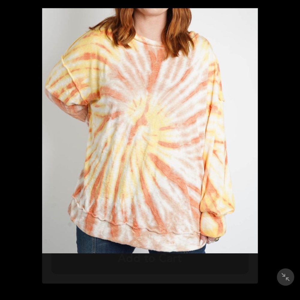 Super soft Golden Tie Dye